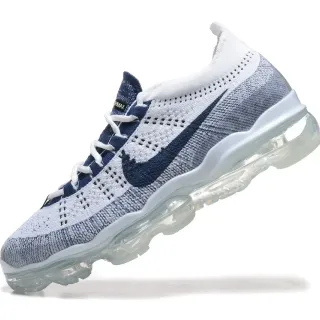耐克 Air VaporMax Flyknit 白海军生活方式运动鞋