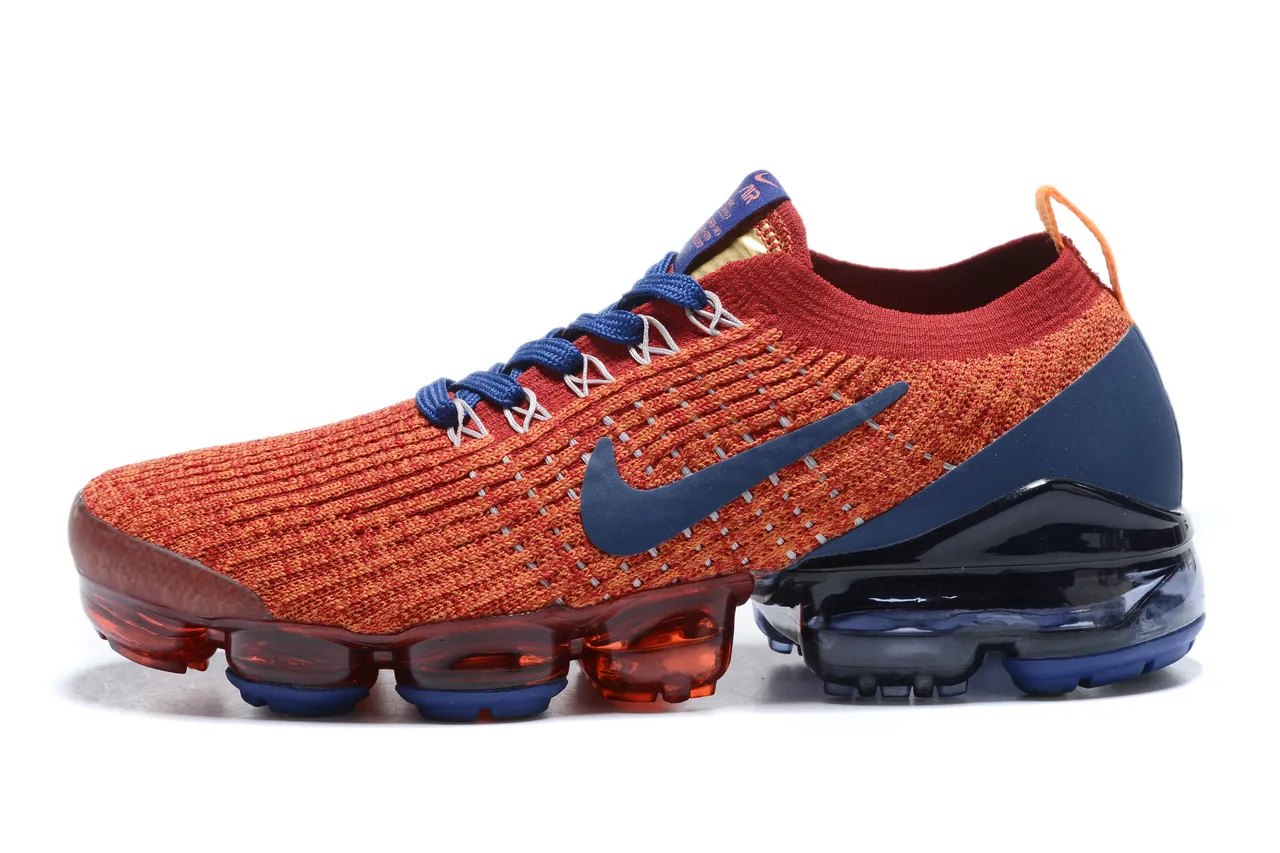 Nike Air VaporMax Zapatillas de correr Naranja y Navy 3