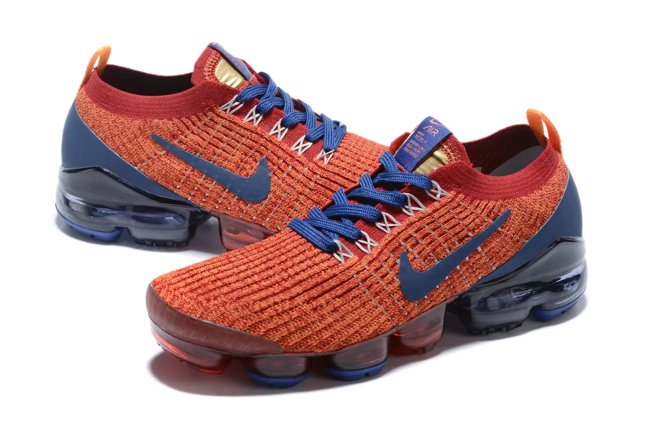 Nike Air VaporMax Zapatillas de correr Naranja y Navy 5