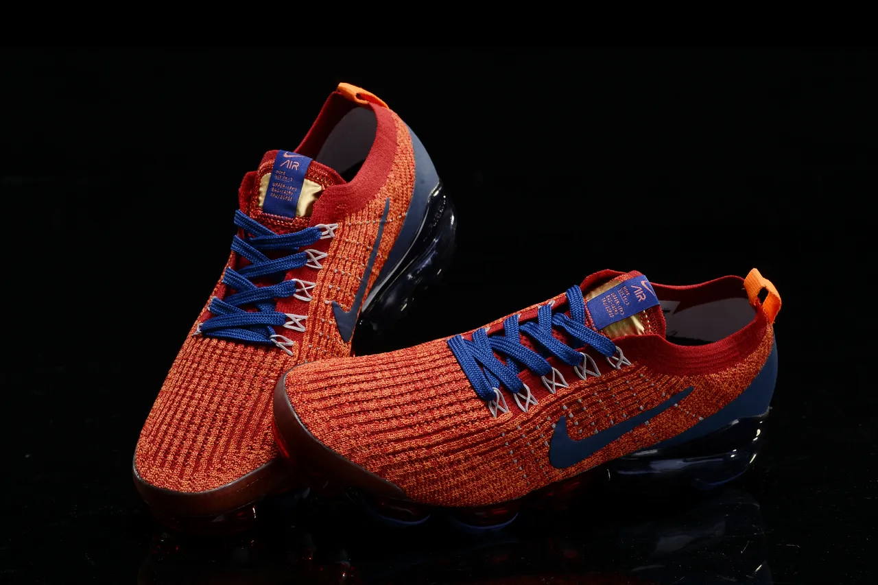 Nike Air VaporMax Zapatillas de correr Naranja y Navy 10