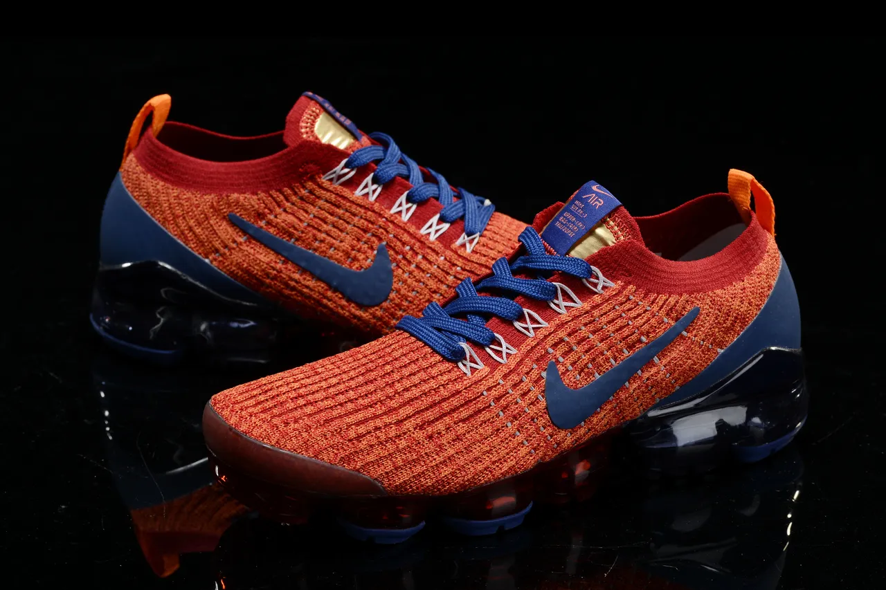 Nike Air VaporMax Zapatillas de correr Naranja y Navy 12