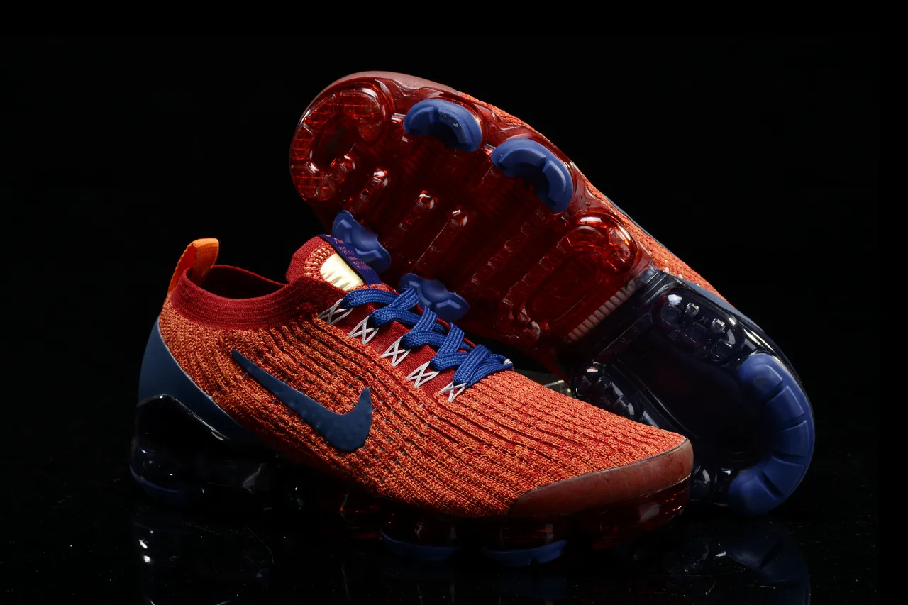 Nike Air VaporMax Zapatillas de correr Naranja y Navy 13
