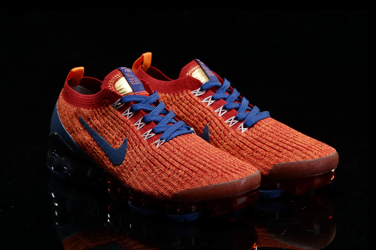 Nike Air VaporMax Zapatillas de correr Naranja y Navy 14