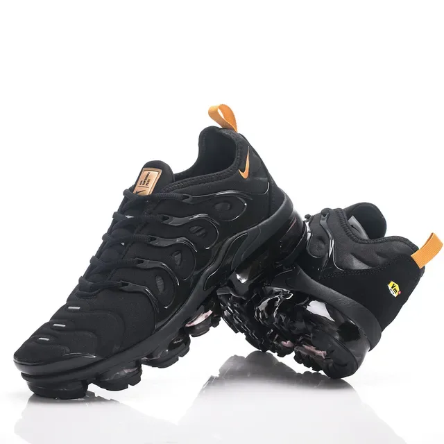 Nike Air VaporMax Plus Black Gold Lifestyle Sneakers 10