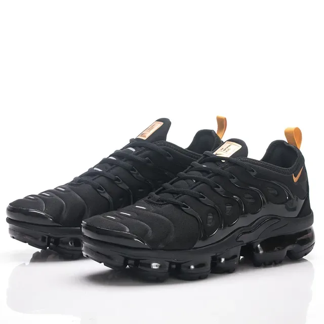Nike Air VaporMax Plus Black Gold Lifestyle Sneakers 13