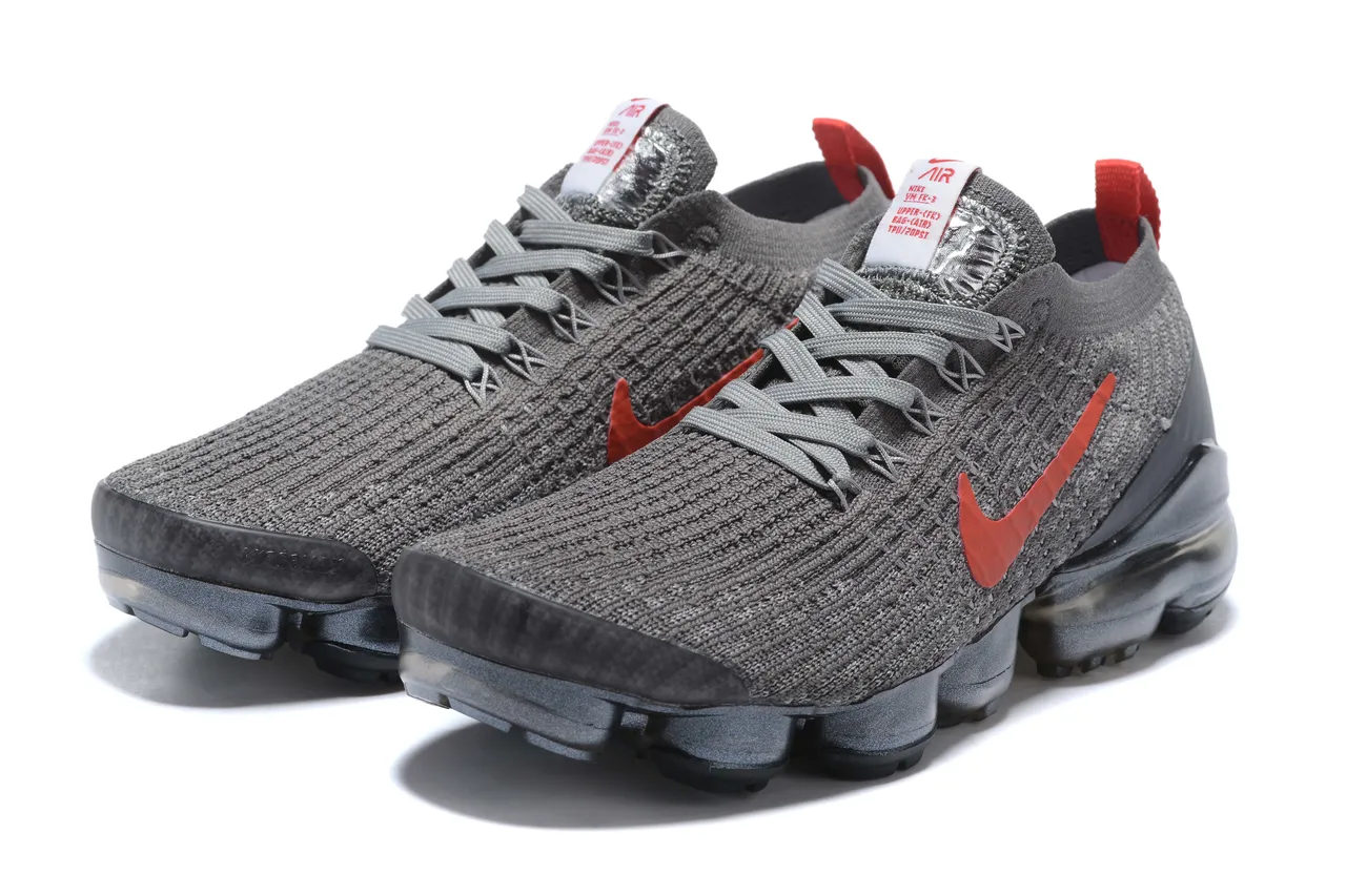 Nike Air VaporMax Plus Gray Red Running Shoes 4