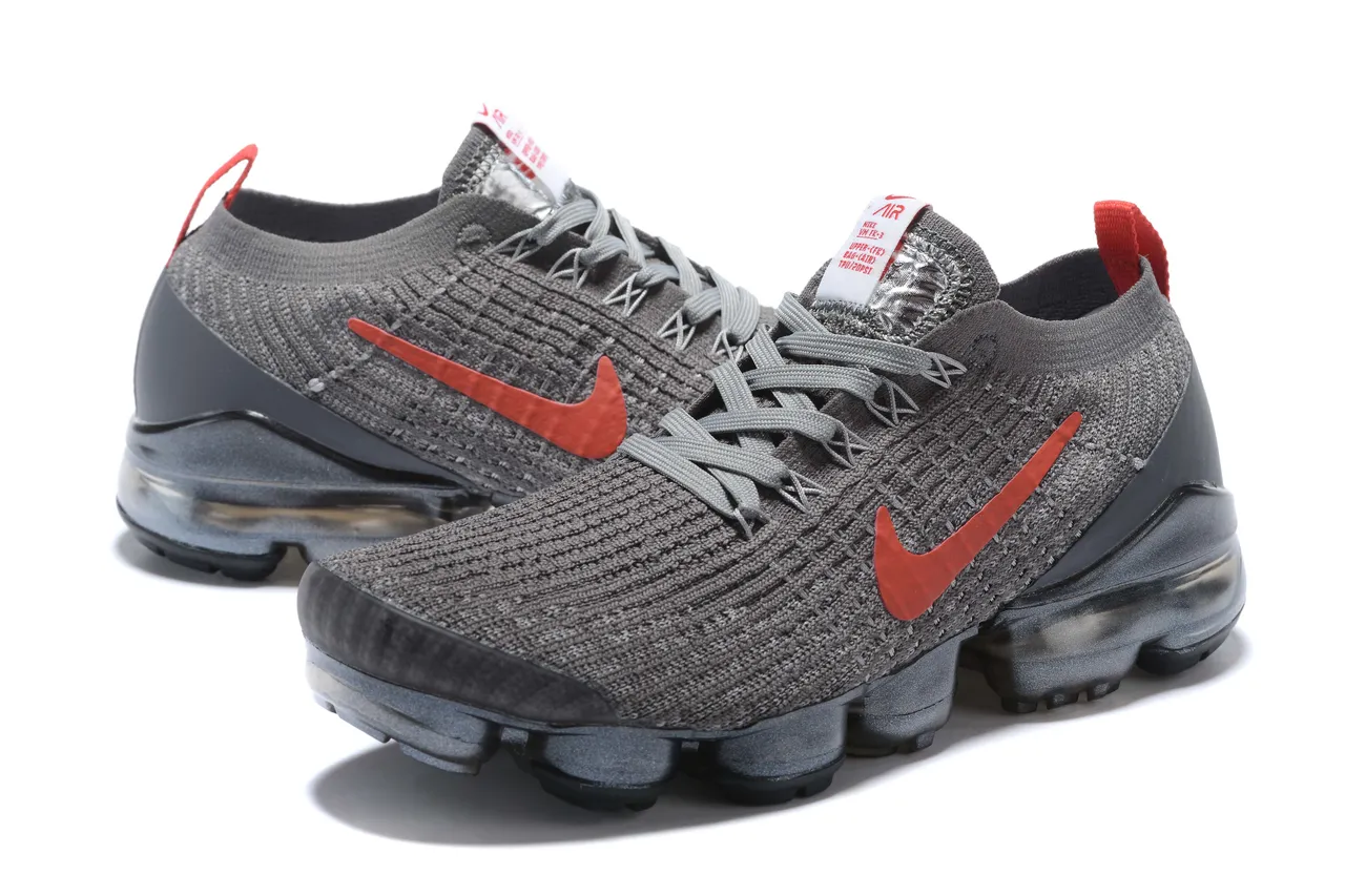 Nike Air VaporMax Plus Gray Red Running Shoes 5