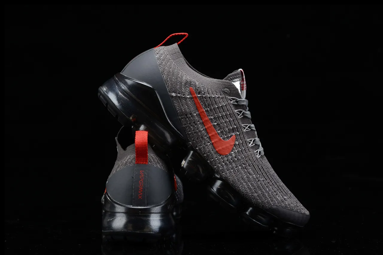Nike Air VaporMax Plus Gray Red Running Shoes 11