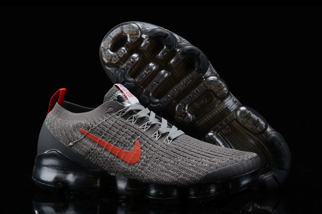Nike Air VaporMax Plus Gray Red Running Shoes 13