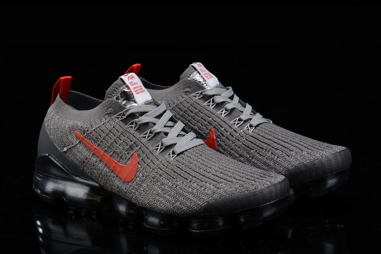 Nike Air VaporMax Plus Gray Red Running Shoes 14