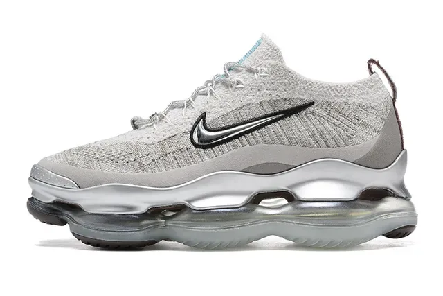 Nike Air VaporMax Plus Light Gray Silver Lifestyle Sneakers 4