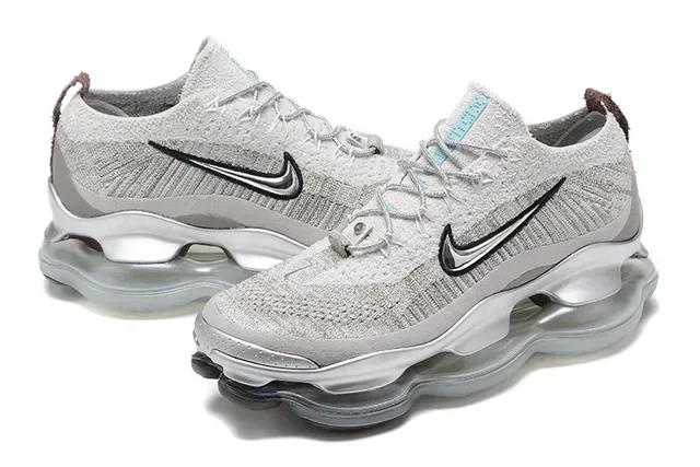 Nike Air VaporMax Plus Light Gray Silver Lifestyle Sneakers 5