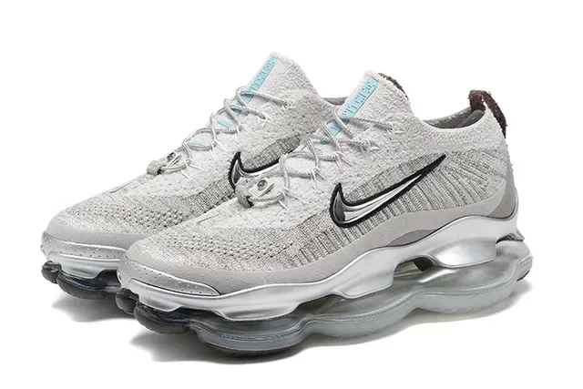 Nike Air VaporMax Plus Light Gray Silver Lifestyle Sneakers 7