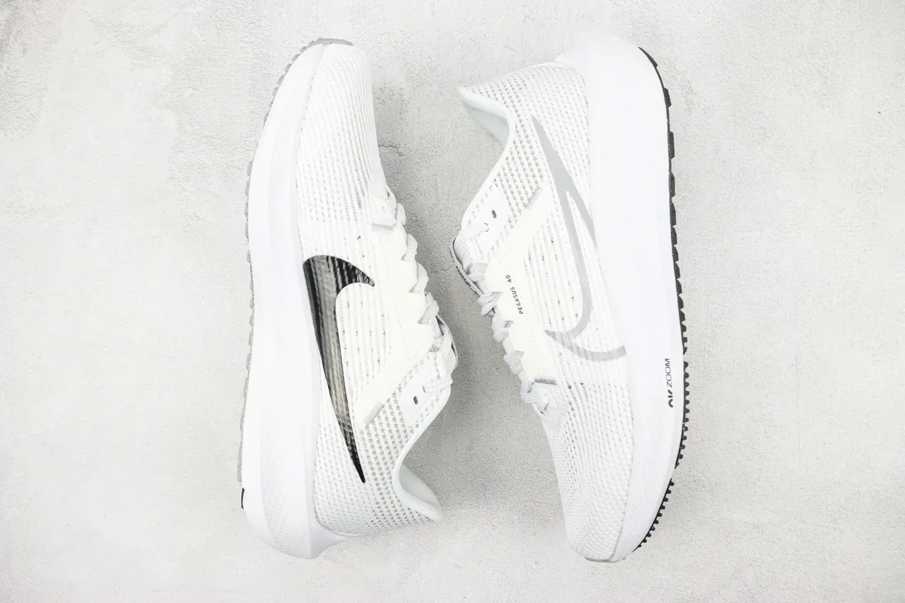 Nike Air Zoom Pegasus 40 Chaussures de Course Blanc Gris 2