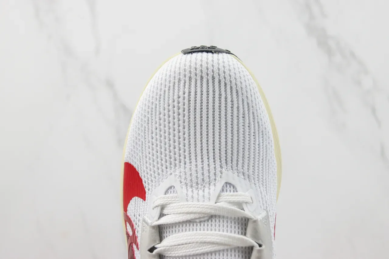Nike Air Zoom Pegasus 40 White Red Cream Running Shoes 6