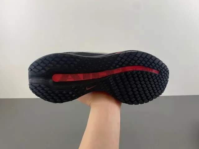 Nike Air Zoom Pegasus Chaussures de course noir et rouge 10