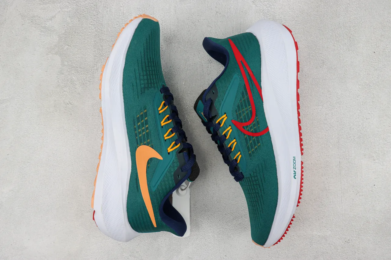 Nike Air Zoom Pegasus Teal Green Red chaussures de course 2