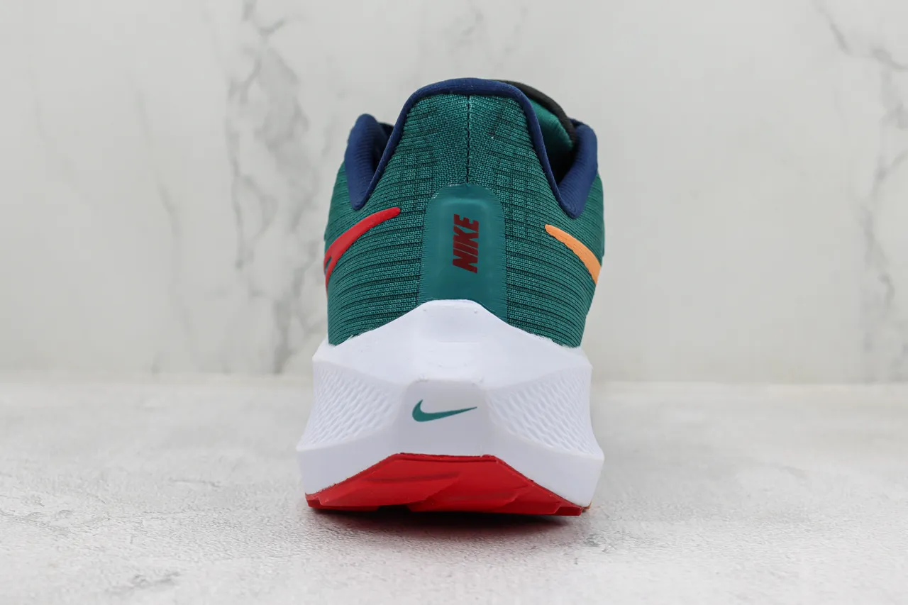 Nike Air Zoom Pegasus Teal Green Red chaussures de course 9