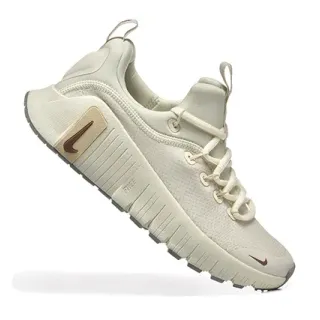 Nike Beige Brown Sculpted Ribbed Midsole Integrated Heel Pull Tab Lifestyle Sneakers