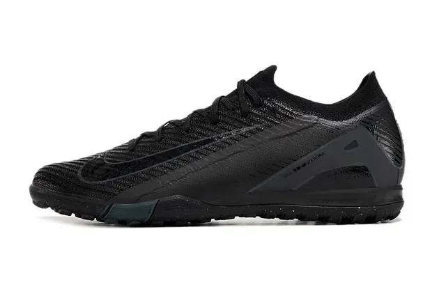 Nike Black Blue Knit Upper Turf Outsole Sneakers 5
