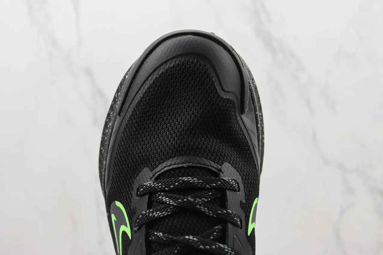 Nike Chaussures de running avec upper en mesh noir et vert, imperméabilisation GORE-TEX 6
