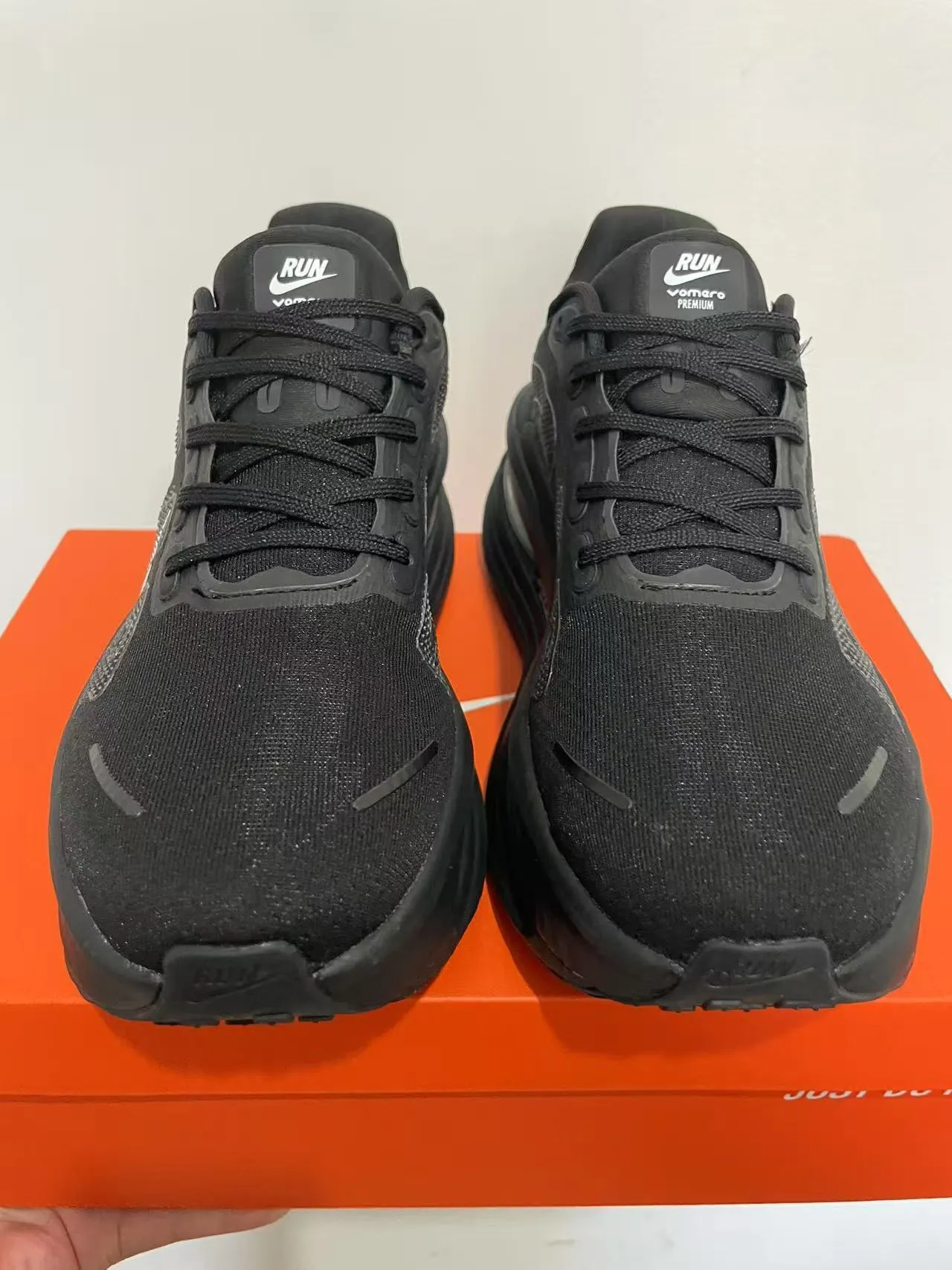 Nike Noir et Blanc Plein longueur Visible Air Zoom Unit Tricot maille supérieure Chaussures de course 3