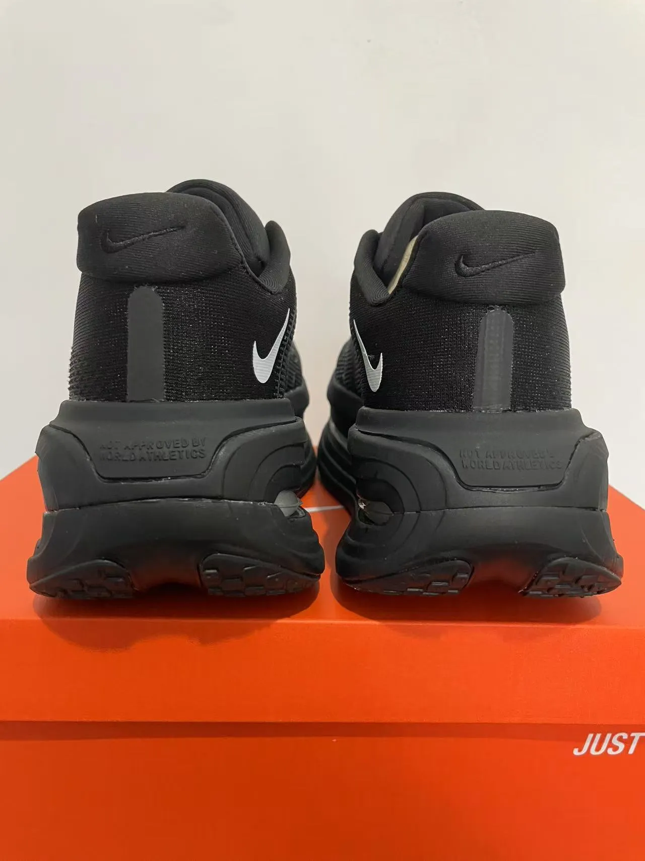 Nike Noir et Blanc Plein longueur Visible Air Zoom Unit Tricot maille supérieure Chaussures de course 5