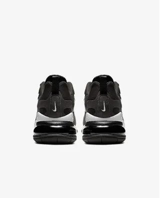 Nike Black White Layered Textile Upper Visible Air Unit Lifestyle Sneakers 2