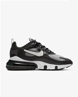 Nike Black White Layered Textile Upper Visible Air Unit Lifestyle Sneakers 5