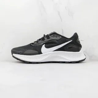 Nike Black White Mesh Upper Sculpted Midsole Running Shoes