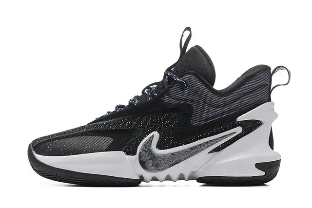 Nike Tênis de Basquete com Upper de Knit e Mesh em Azul e Laranja Midsole Esculpida Ondulada 17