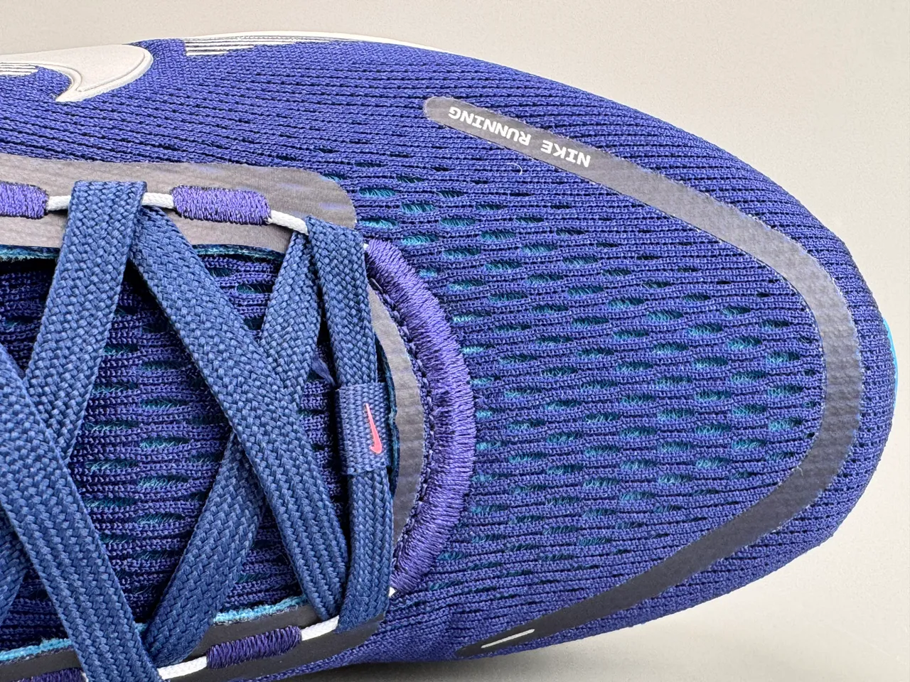 Nike Blue Purple Engineered Knit Upper Wave-Patterned ZoomX Midsole Running Shoes 2