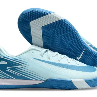 Nike Blue White Low-Top Synthetic Mesh Upper Sneakers