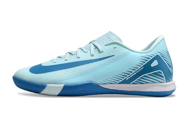 Nike Blue White Low-Top Synthetic Mesh Upper Sneakers 7