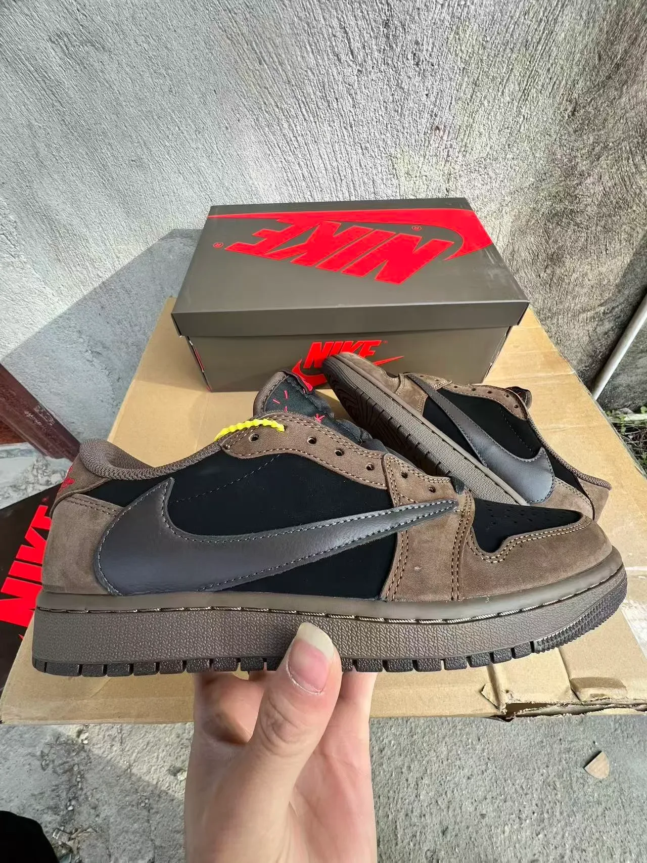 Nike Brown Black Deconstructed Lifestyle Sneakers 7