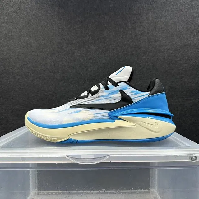 Nike Cosmic Unity White Blue Black Low-Top Basketball Shoes 2