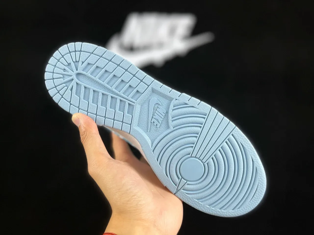 Nike Dunk Low Bandana Print Light Blue White Lifestyle Sneakers 2