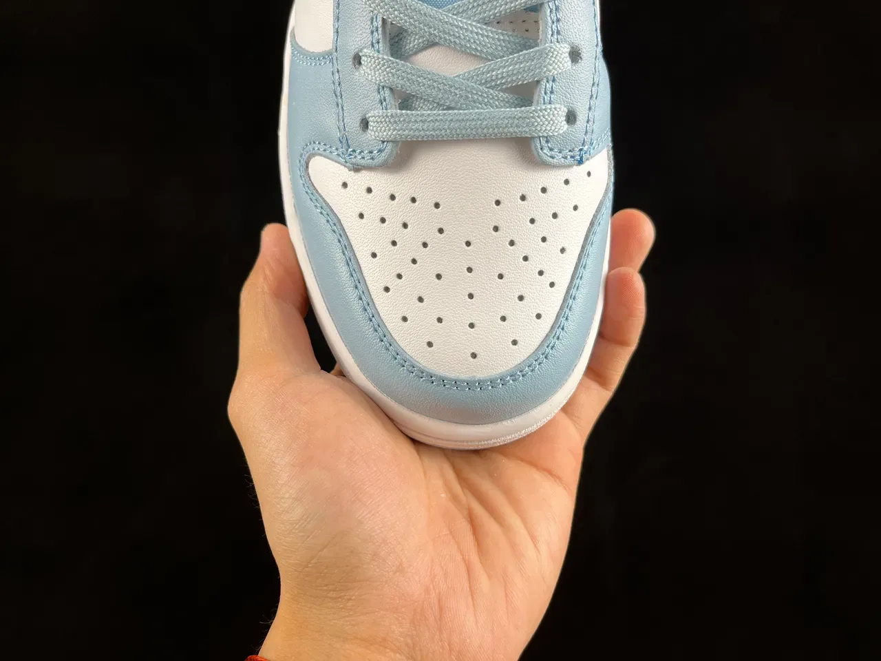Nike Dunk Low Bandana Print Light Blue White Lifestyle Sneakers 8