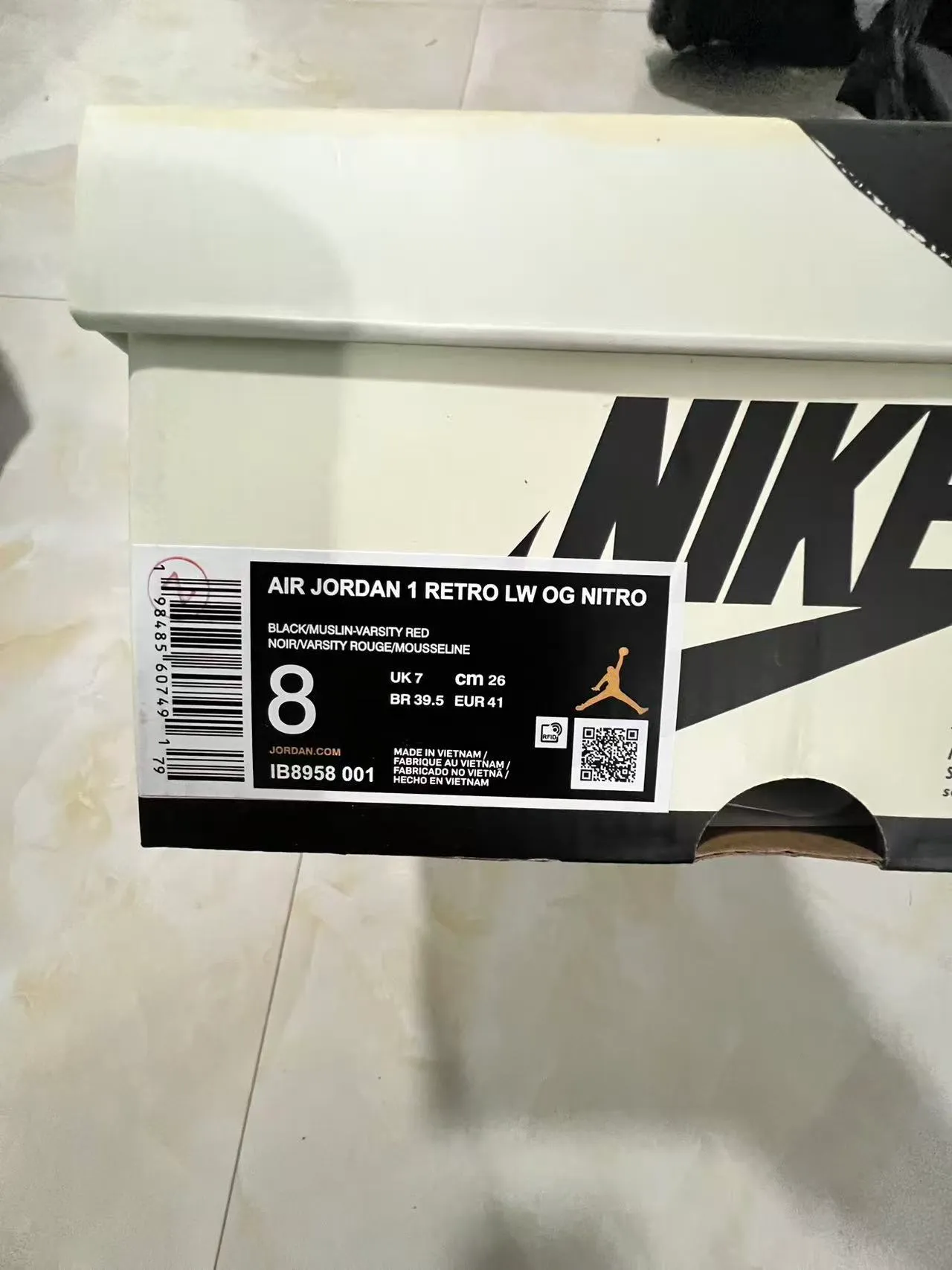 Nike Dunk Low Black Cream Red Lifestyle Sneakers 10