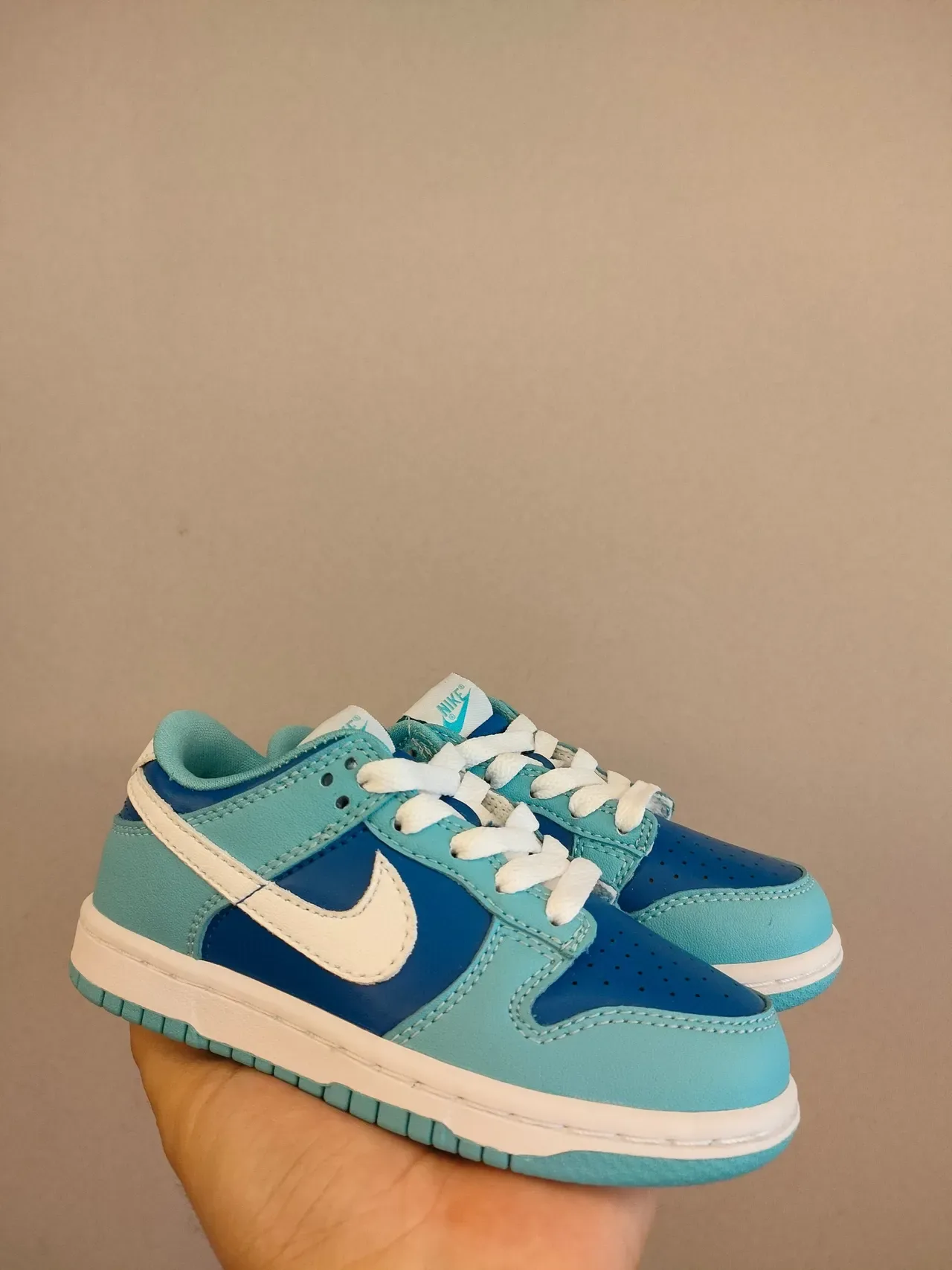 Nike Dunk Low Blue Light Navy White Lifestyle Sneakers 4