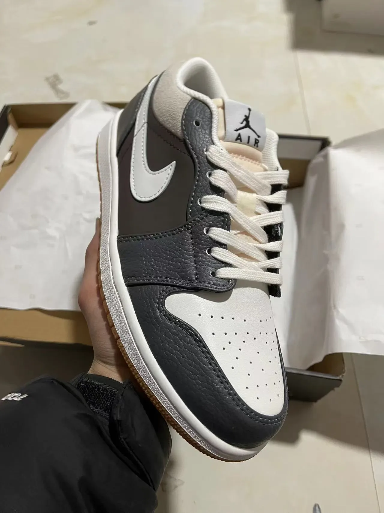 Nike Dunk Low Dark Gray White Gum Lifestyle Sneakers 2