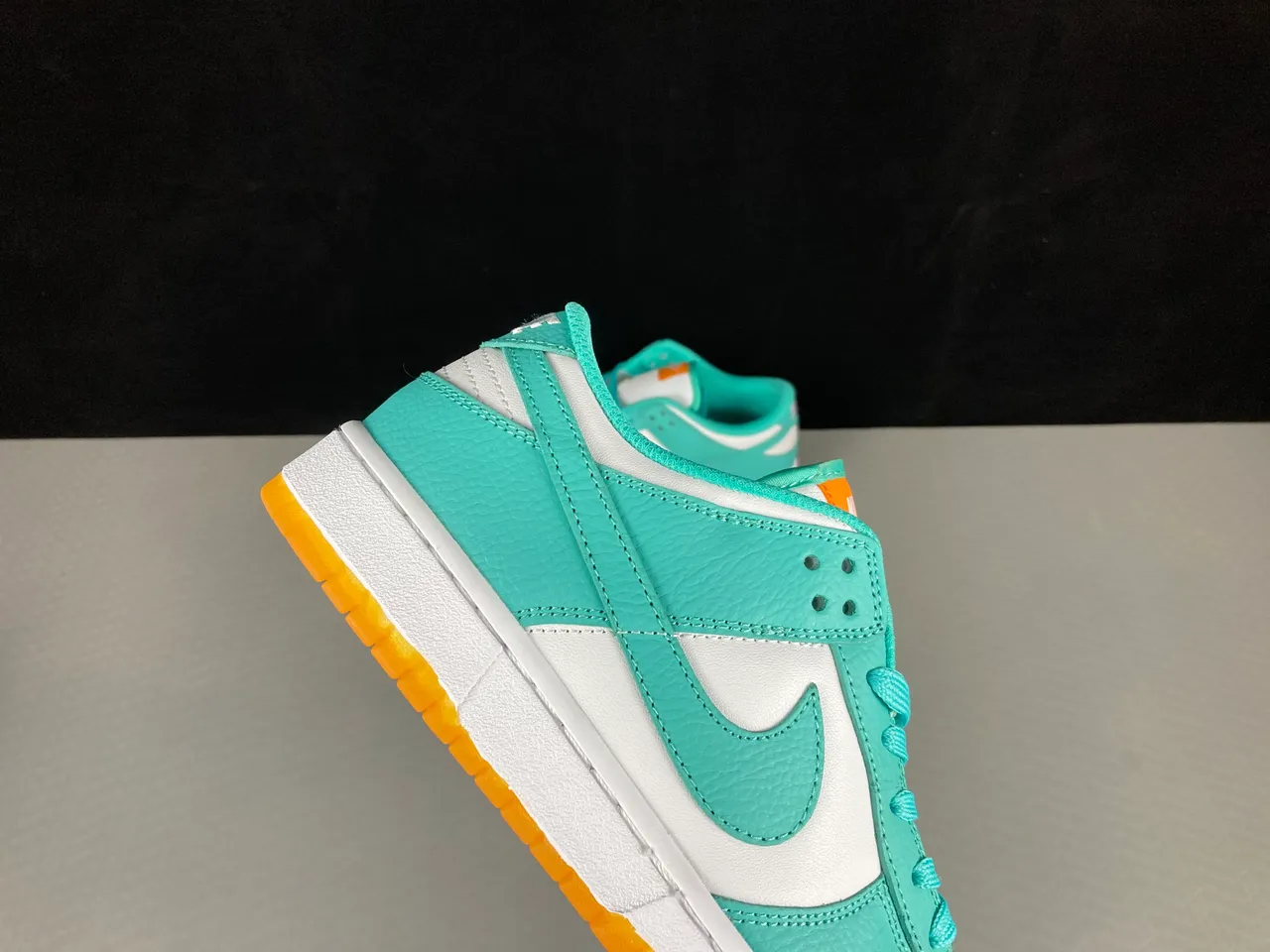 Nike Dunk Low Mint Green and White Lifestyle Sneakers 11