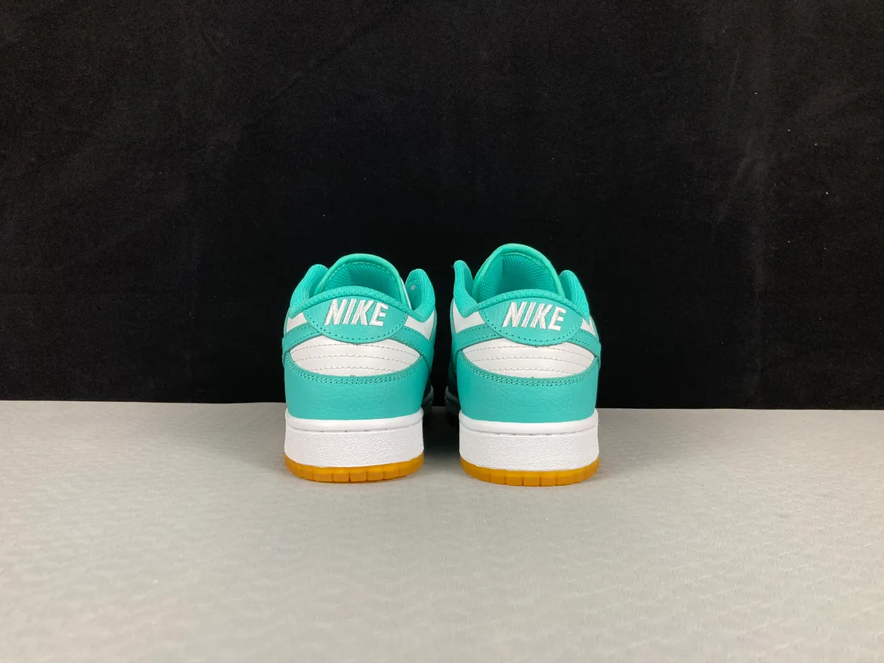 Nike Dunk Low Mint Green and White Lifestyle Sneakers 16