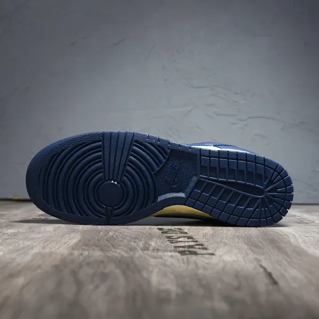 Nike Dunk Low Navy White Lifestyle Sneakers 5