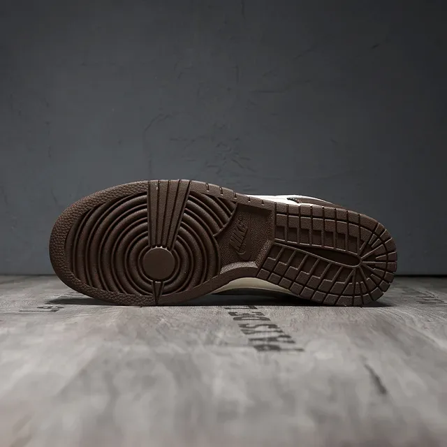 Nike Dunk Low White Brown Lifestyle Sneakers 5