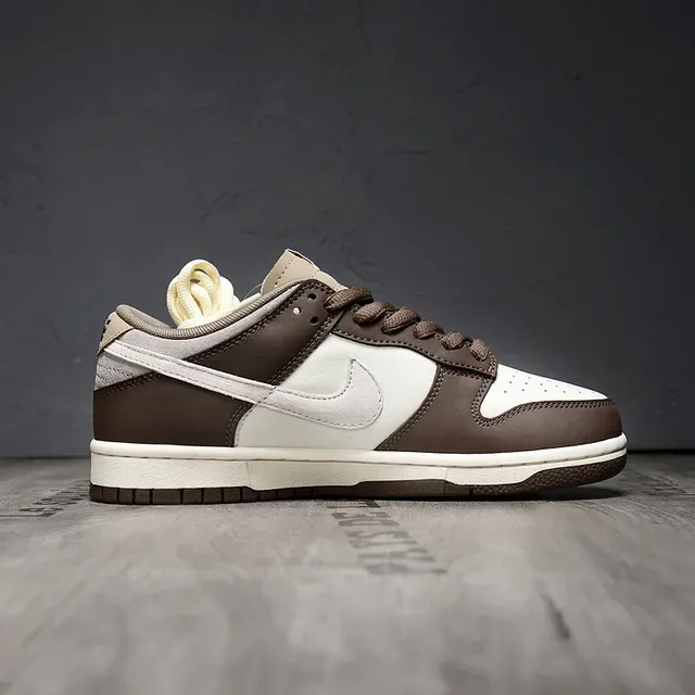 Nike Dunk Low White Brown Lifestyle Sneakers 6