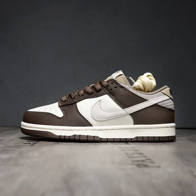 Nike Dunk Low White Brown Lifestyle Sneakers 7
