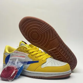 Nike Dunk Low Yellow White Blue Gum Lifestyle Sneakers