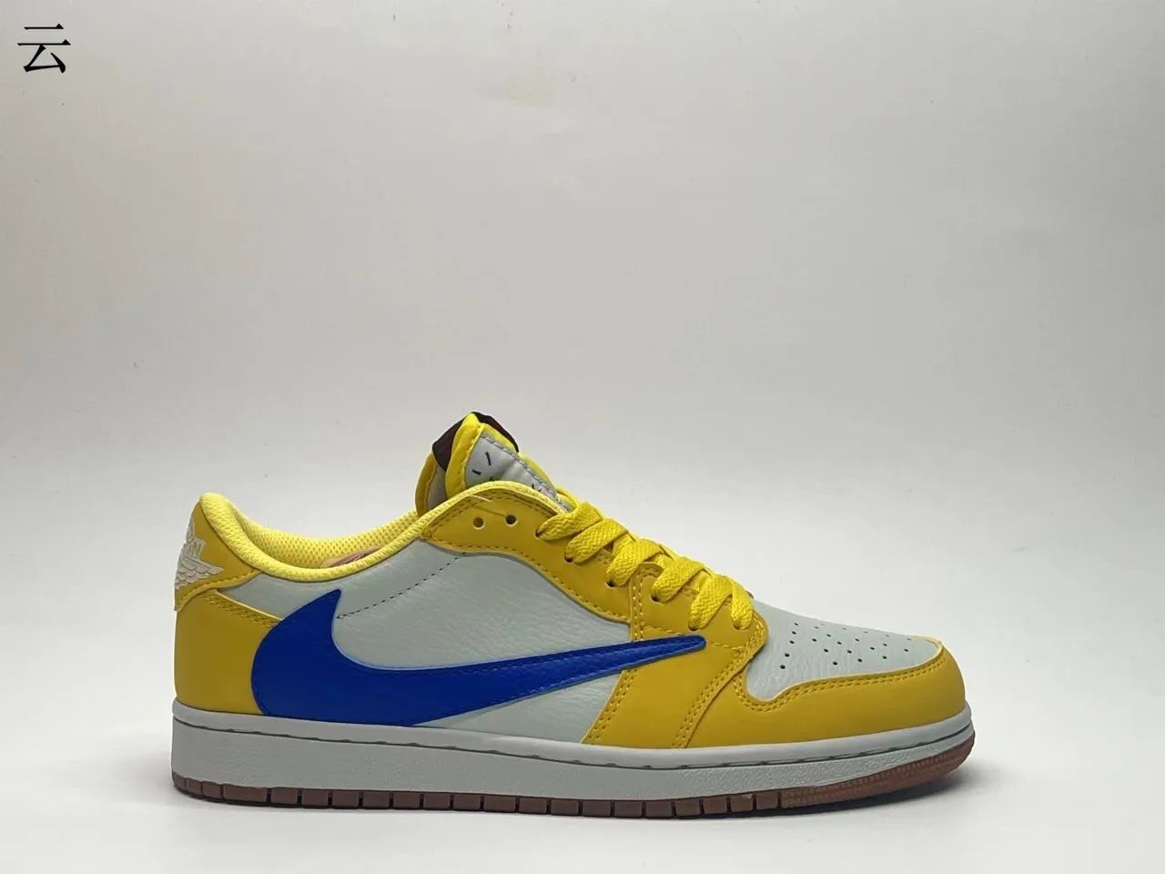 Nike Dunk Low Yellow White Blue Gum Lifestyle Sneakers 2