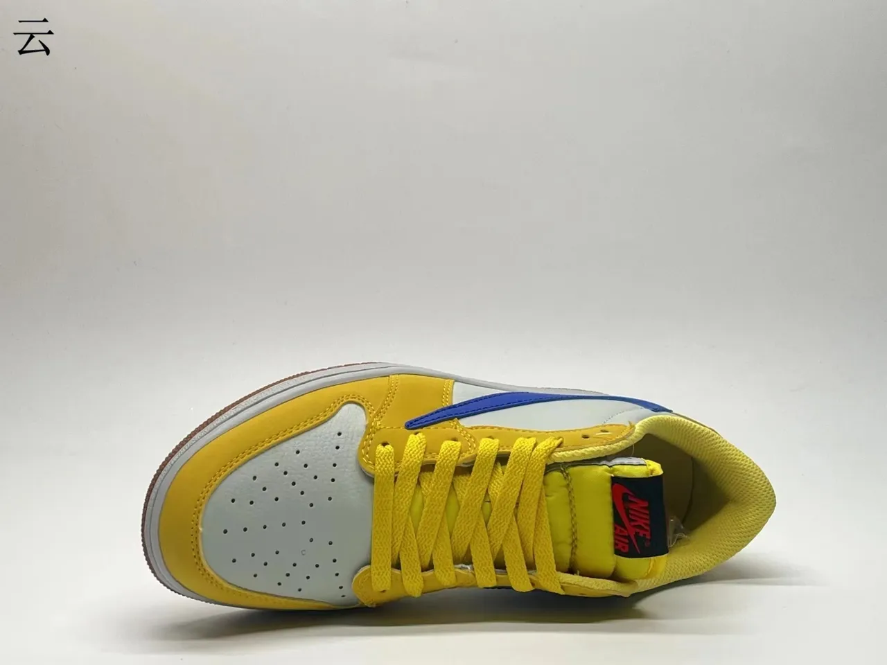 Nike Dunk Low Yellow White Blue Gum Lifestyle Sneakers 7